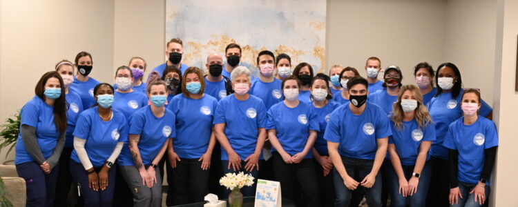 Time to smile volunteers